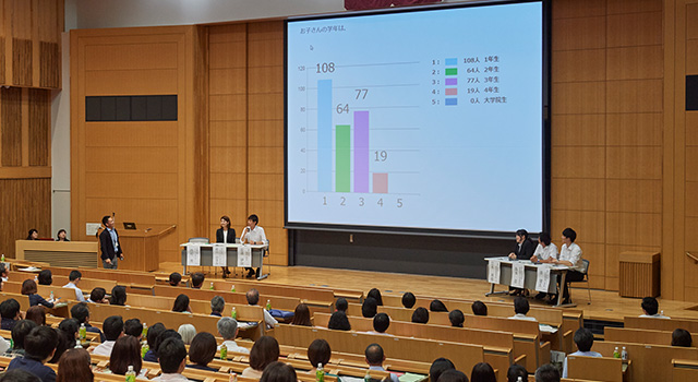 名城大学理工学部後援会の風景